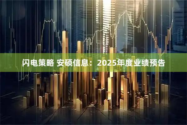 闪电策略 安硕信息：2025年度业绩预告